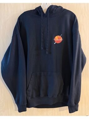 Lira black pullover hoodie graphic saguaro cactus size XL